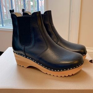 Troentorp Rockwell Black Clog Boots